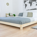 TATAMI Bett natürliche Farbe 160x200 cm