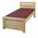 Solid wood single bed Rhino II. 90×200 natur