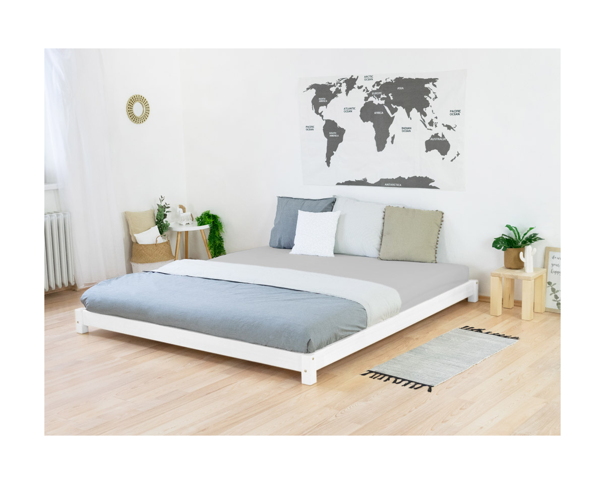 Niedriges Bett Tatami weiße Farbe