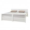 Elevated double bed Thomas 180×200 white