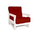 Wooden Chair Atlas white