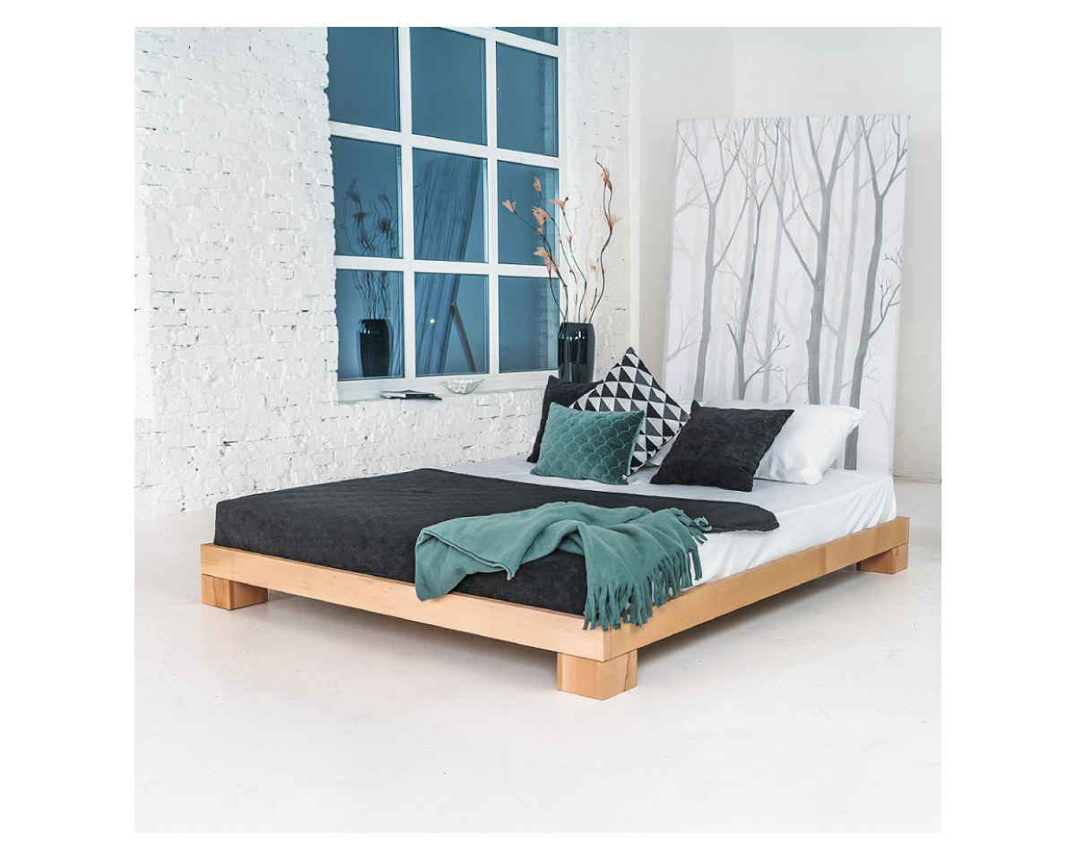 Solid Beech Wood Bed Tauri 160×200