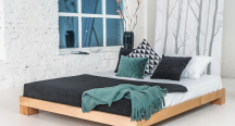 Bett aus Massivbuche Tauri 160x200 cm