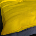 Wärmeunterbett Schafwolle gelb