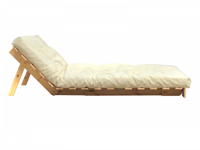 Zweisitzer-Schlafsofa Root aufgeklappt