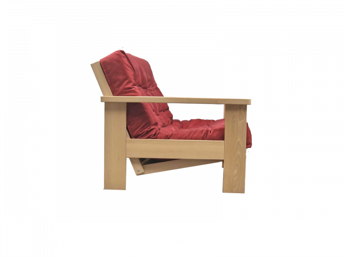 Schlafsofa von der Seite