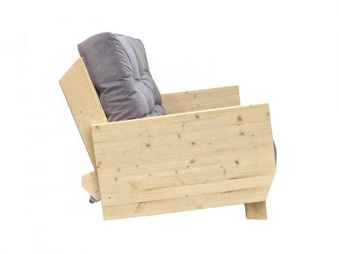 Schlafsofa von der Seite